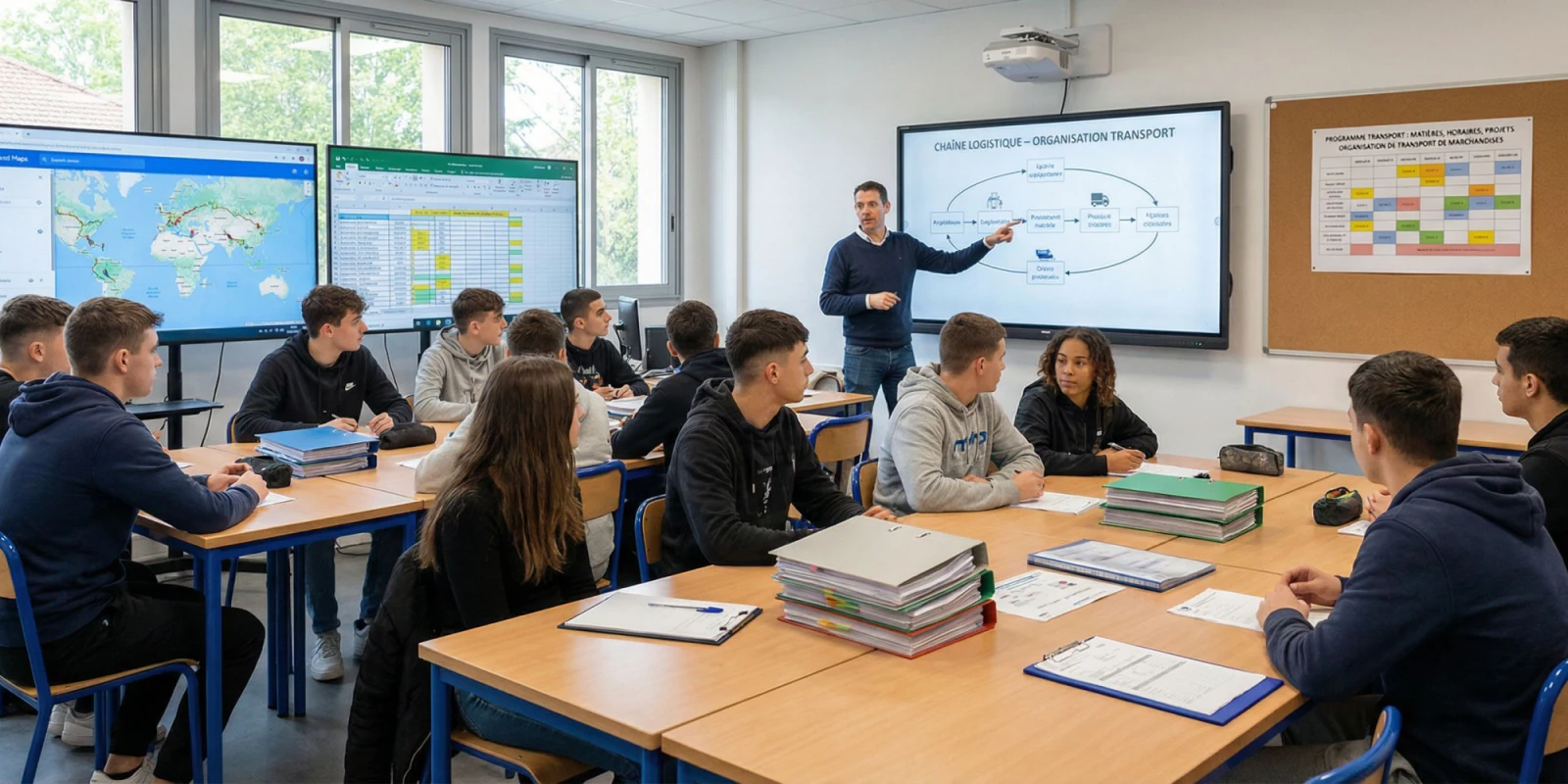 Programme Bac Pro OTM : Matières, Horaires et Projets Transport Détaillés